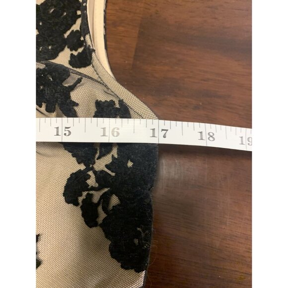 Taylor 6 Floral Velvet Mesh Sheer Whimsigoth Grunge Y2K Midi Dress - Picture 5 of 8